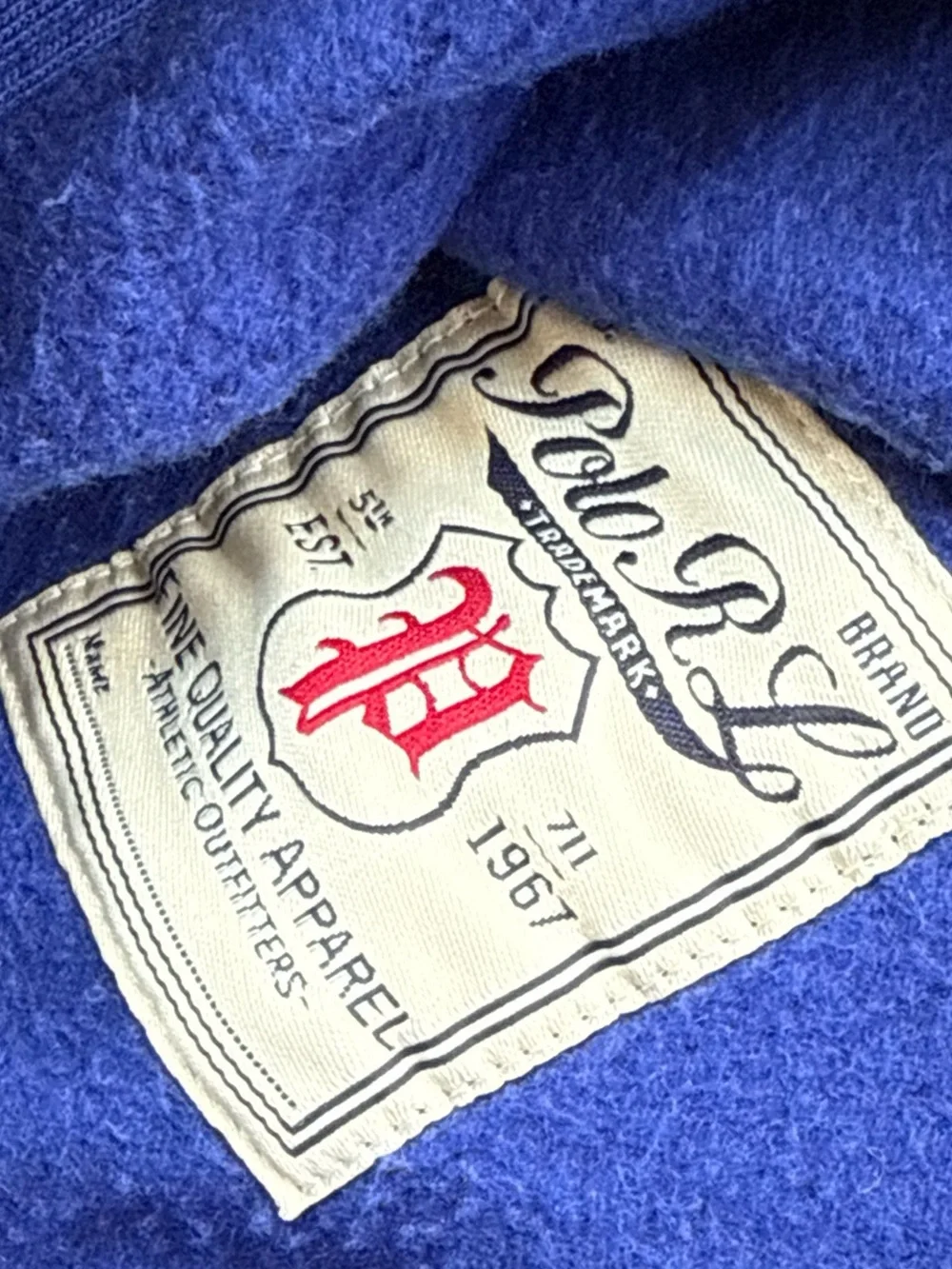 Vintage Polo Ralph Lauren RL Varsity Patchwork Letterman Jacket